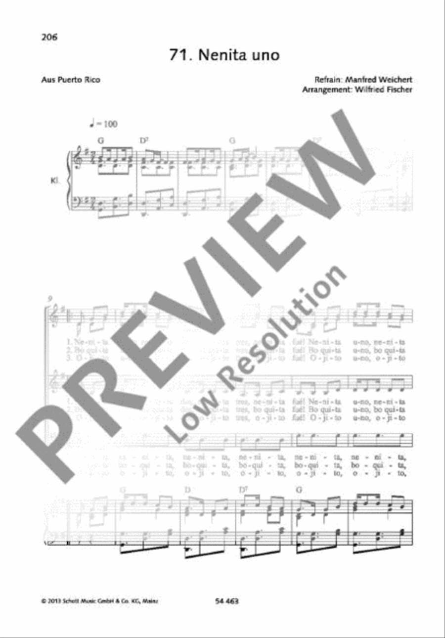 Nenita uno Nenita uno A Cappella scores gallery preview page 2