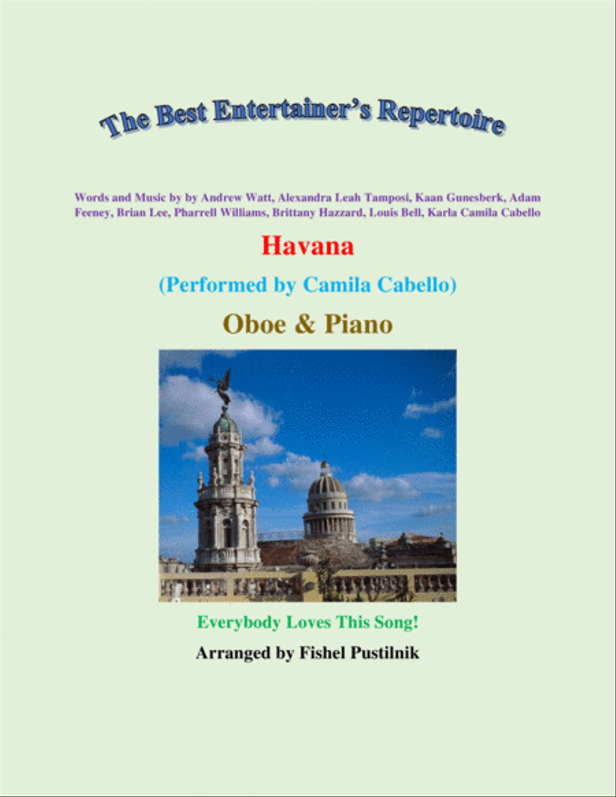 Havana Piano scores gallery preview page 1