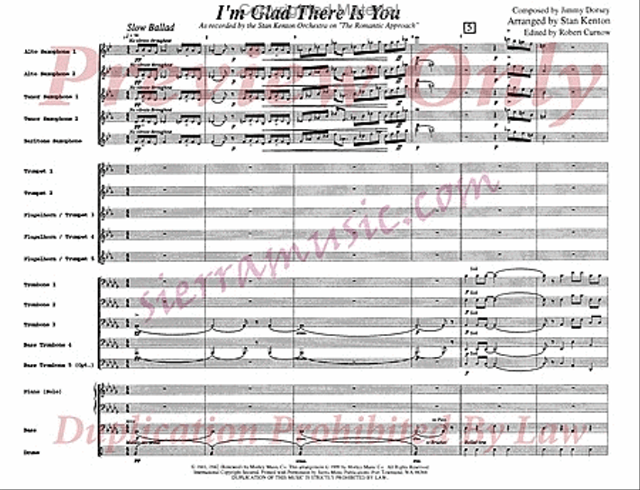 I'm Glad There Is You I'm Glad There Is You Jazz Ensemble scores gallery preview page 2