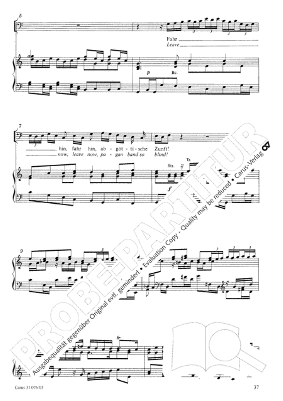 The heavens are telling the Father's glory (Die Himmel erzahlen die Ehre Gottes) 4-Part scores gallery preview page 38