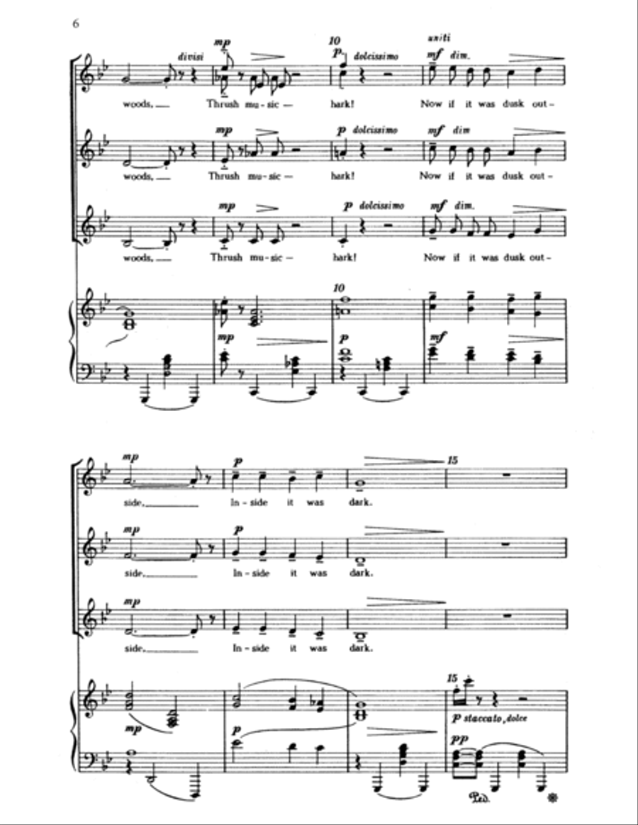 Come In Women's Choir scores gallery preview page 5
