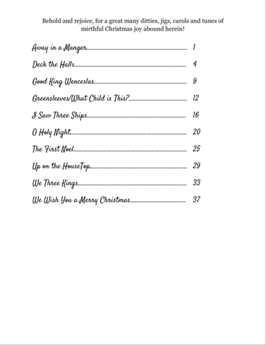 The Naughty Guitarists Christmas Songbook Acoustic Guitar scores gallery preview page 4