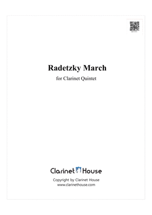 Book cover for Radetzky March for Clarinet Quintet
