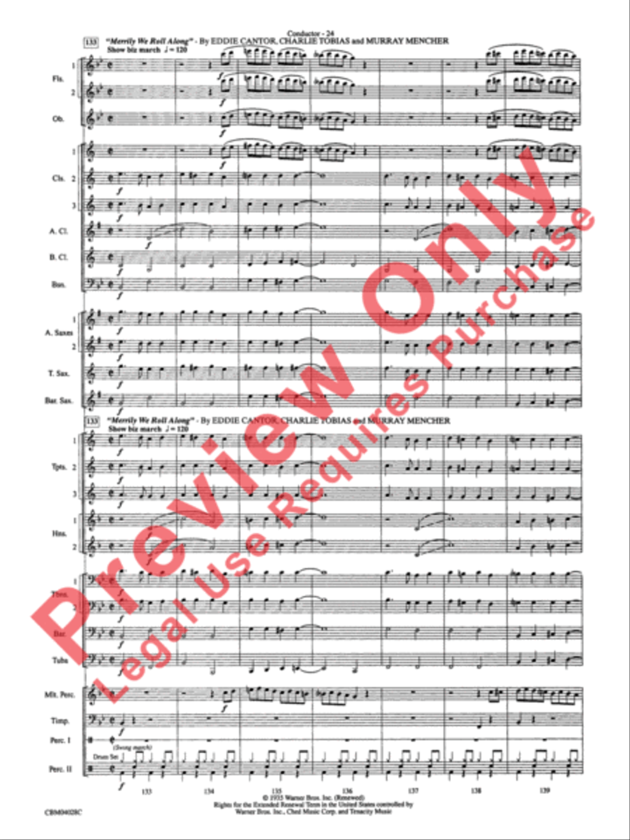 What's Up at the Symphony? Concert Band scores gallery preview page 27