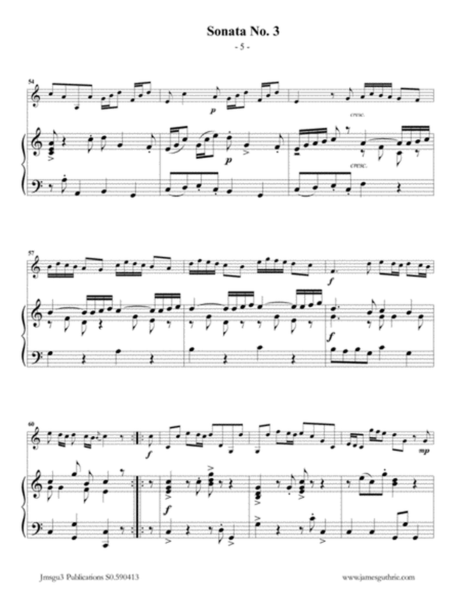 Vivaldi: Sonata No. 3 for Harp & Piano image number null