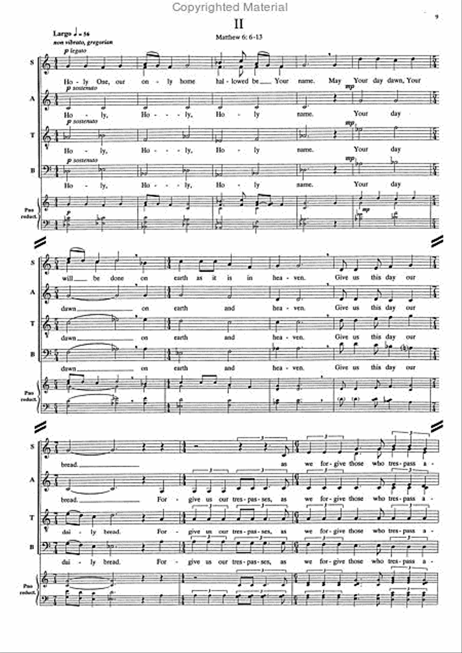 Advent Music - English version 4-Part scores gallery preview page 5