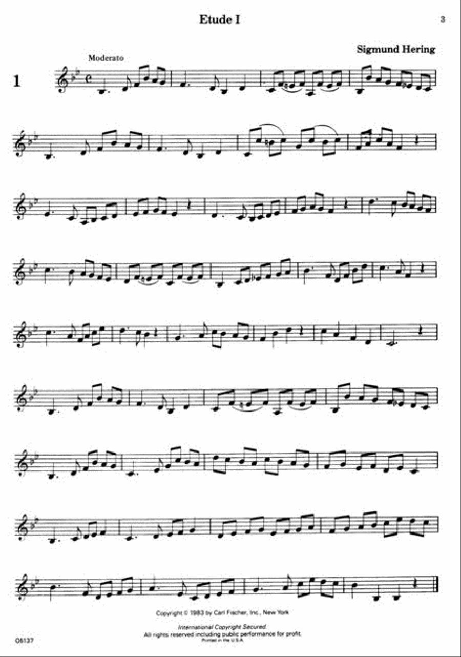 The Sigmund Hering Trumpet Course - Book 2 Trumpet scores gallery preview page 3