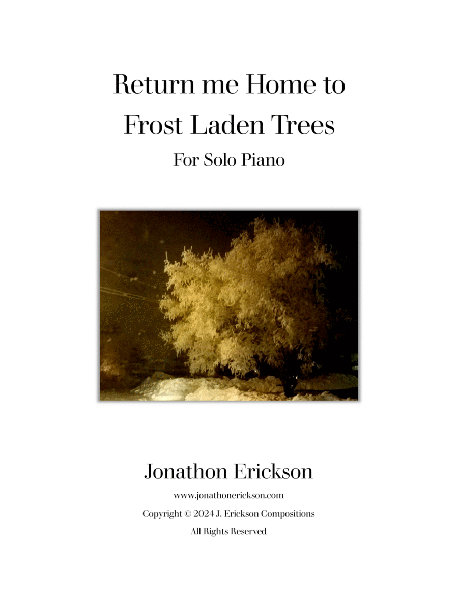 Return Me Home to Frost Laden Trees Chamber Music scores gallery preview page 1