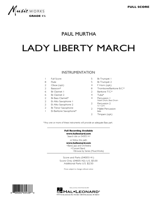 Lady Liberty March - Conductor Score (Full Score)