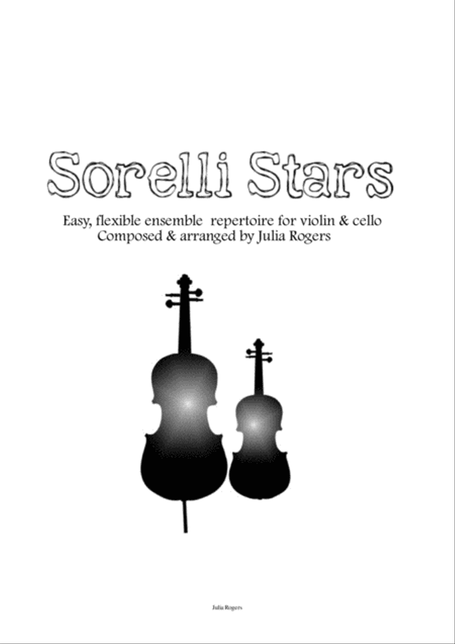 Fancy Pizzicato on the A & E string String Duet scores gallery preview page 1