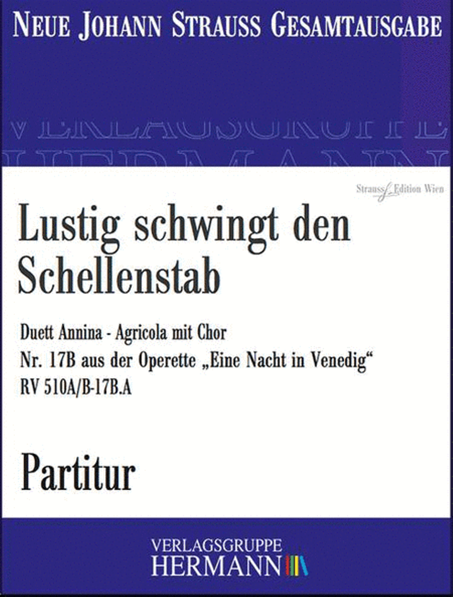 Eine Nacht in Venedig - Lustig schwingt den Schellenstab (Nr. 17B) RV 510A/B-17B.A Women's Choir scores gallery preview page 1
