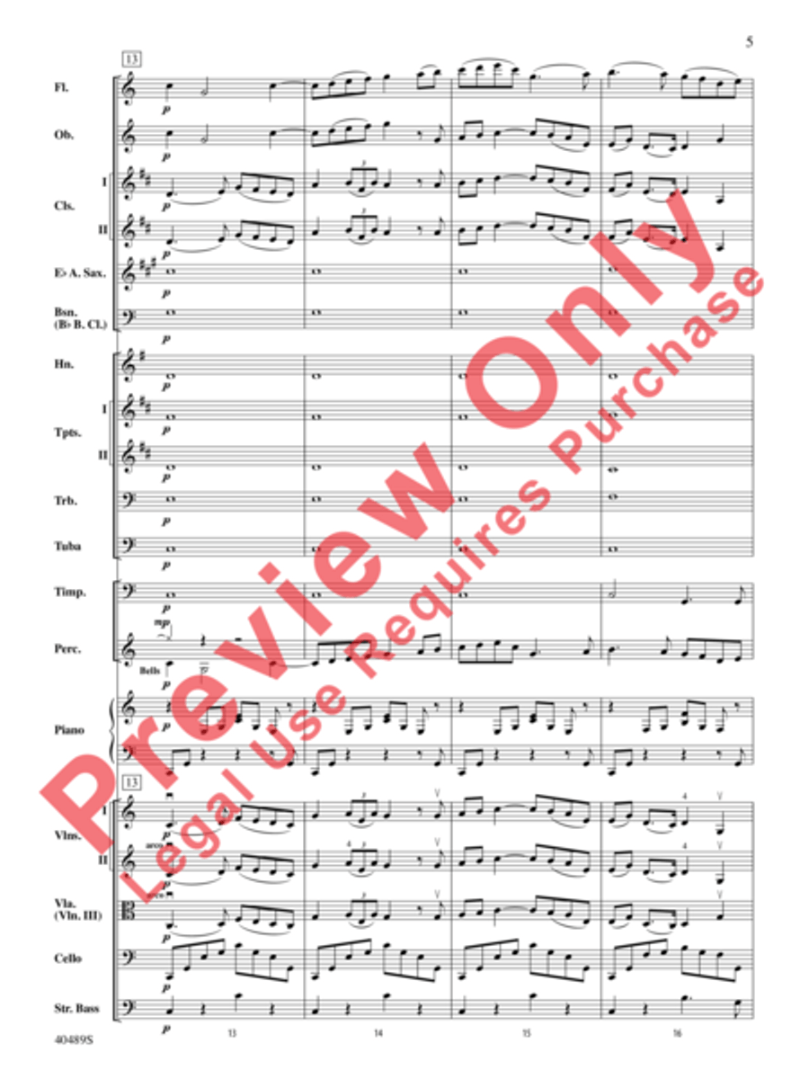 Intermezzo from Carmen Intermezzo from Carmen Full Orchestra scores gallery preview page 6