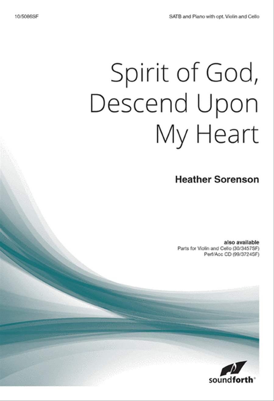 Spirit of God, Descend Upon My Heart 4-Part scores gallery preview page 1