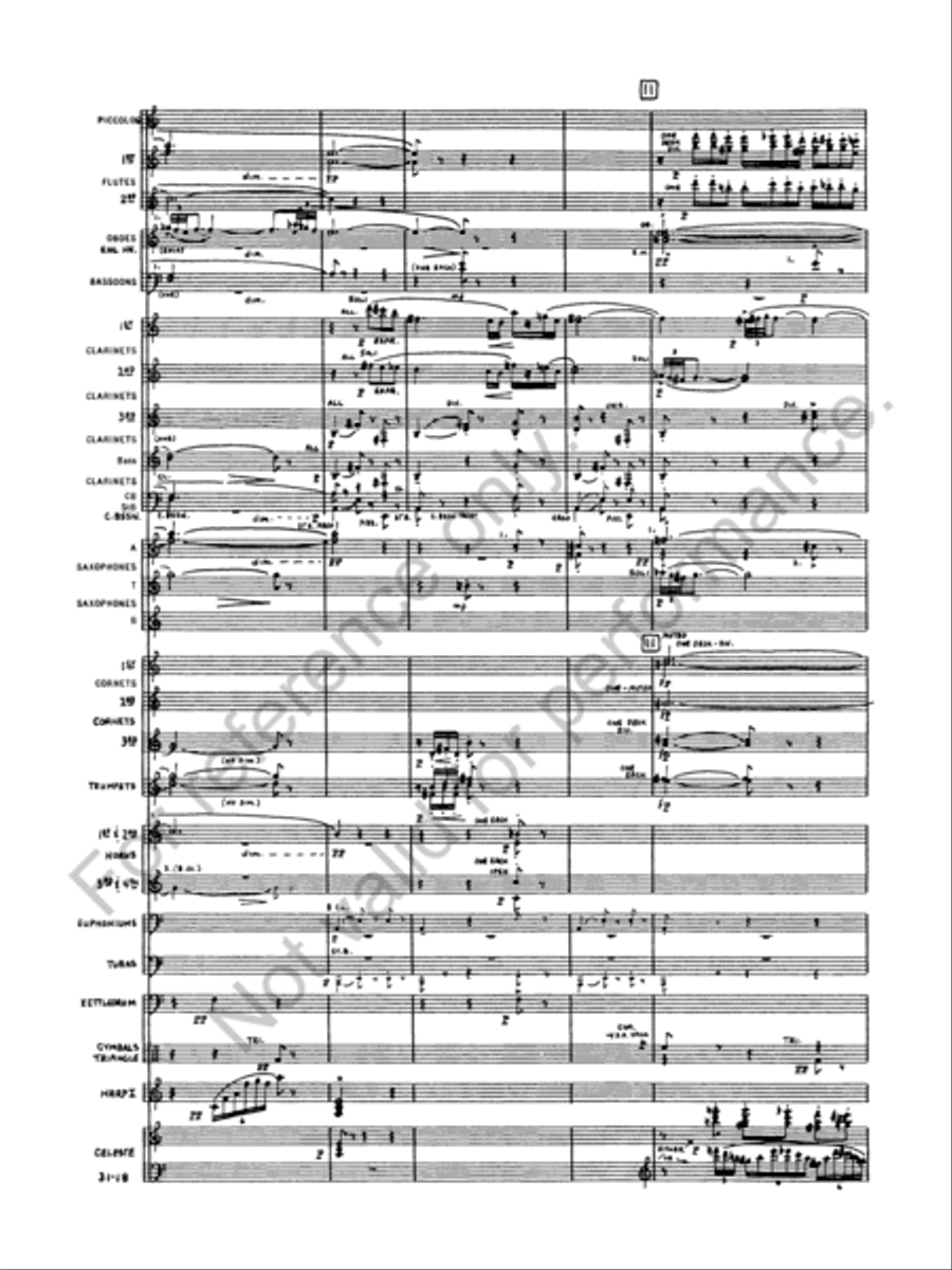 Salome's Dance (Dance of the Seven Veils) Concert Band scores gallery preview page 20