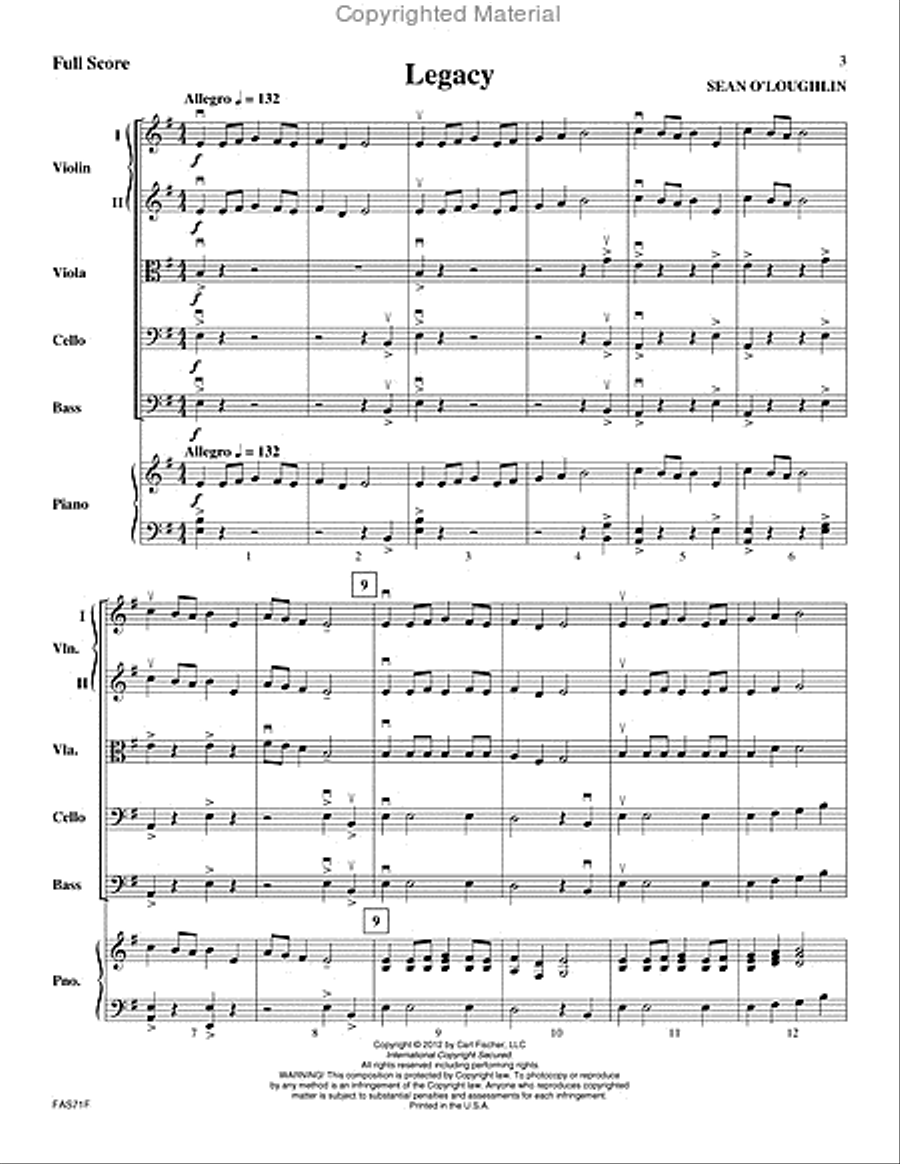 Legacy String Orchestra scores gallery preview page 2