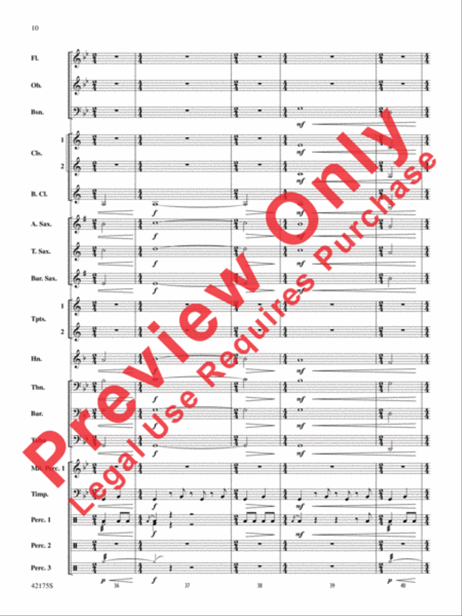 Hyperdrive Concert Band scores gallery preview page 10