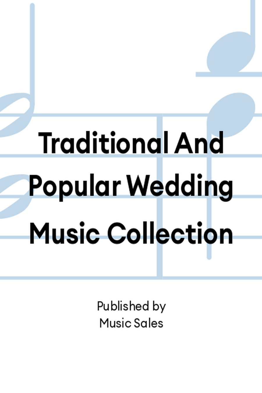 Traditional And Popular Wedding Music Collection Piano Solo scores gallery preview page 1