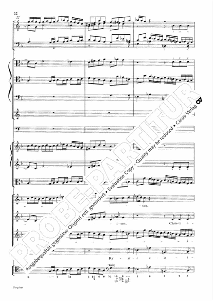 Requiem 4-Part scores gallery preview page 31