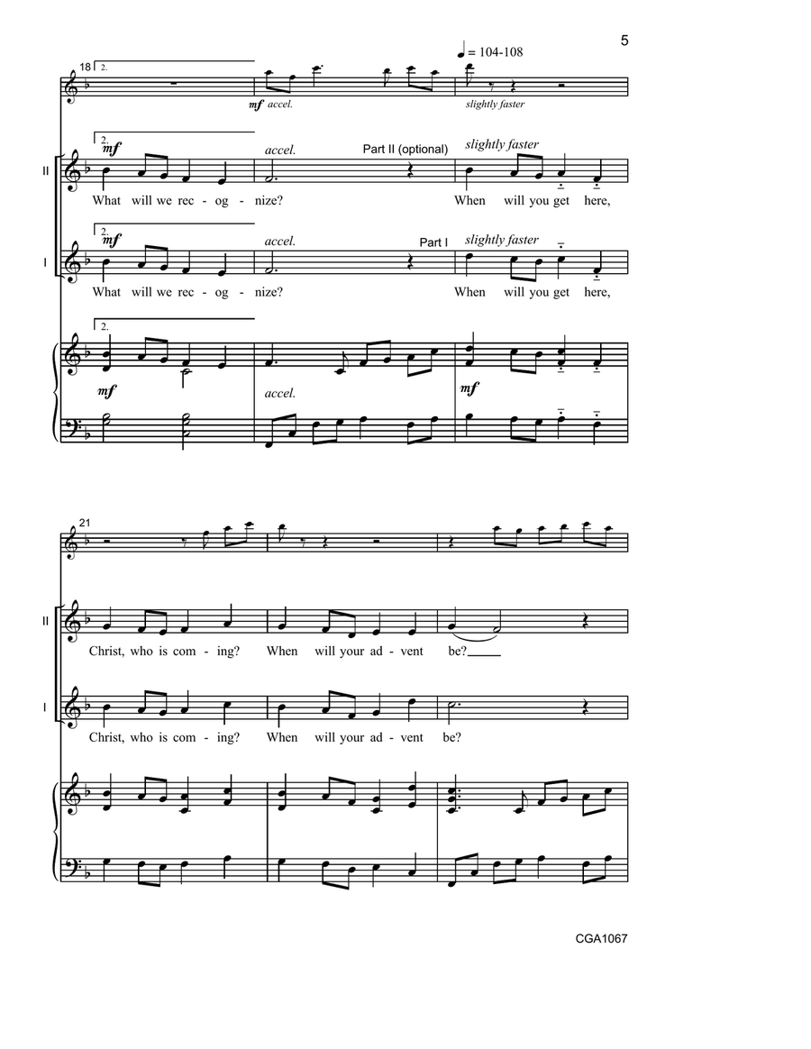 Whoever Welcomes You Welcomes Me Choir - Digital Sheet Music page 5