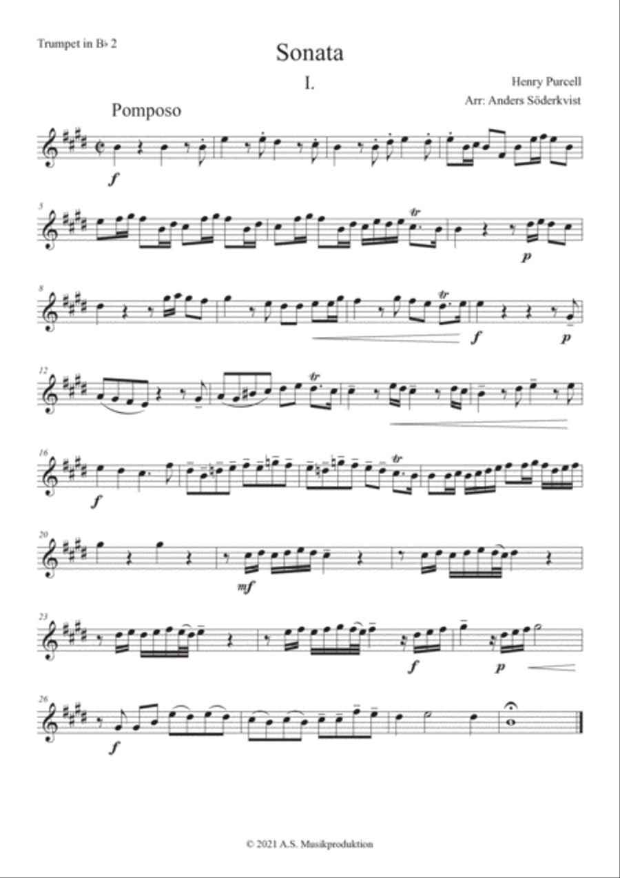 Sonata Brass Ensemble scores gallery preview page 6
