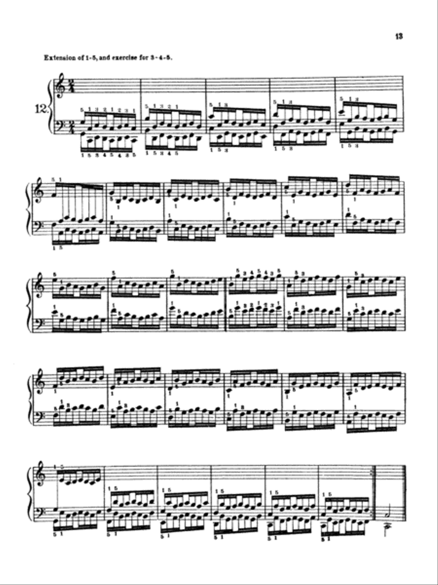 Hanon: The Virtuoso Pianist (Volume I) Piano Solo scores gallery preview page 1