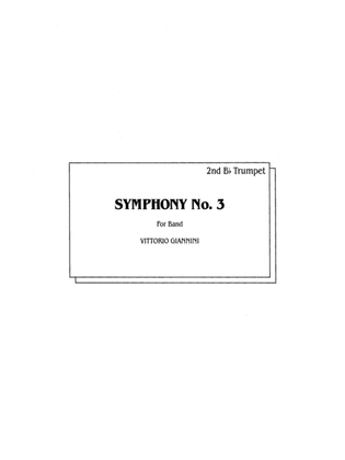 Symphony No. 3 for Band: 2nd B-flat Trumpet