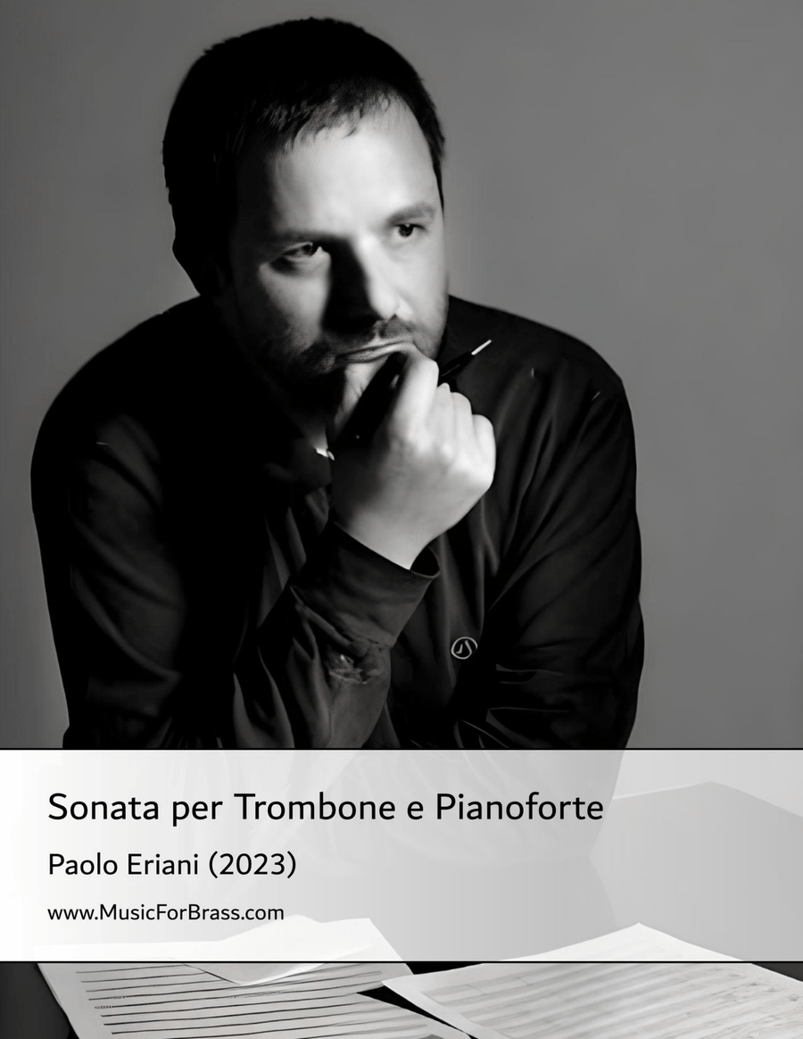 Sonata per Trombone e Pianoforte Piano scores gallery preview page 1