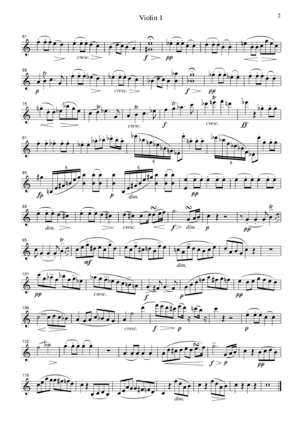 Schubert Rosamunde String Quartet No.13 Op.29, 2nd mvt., CS005