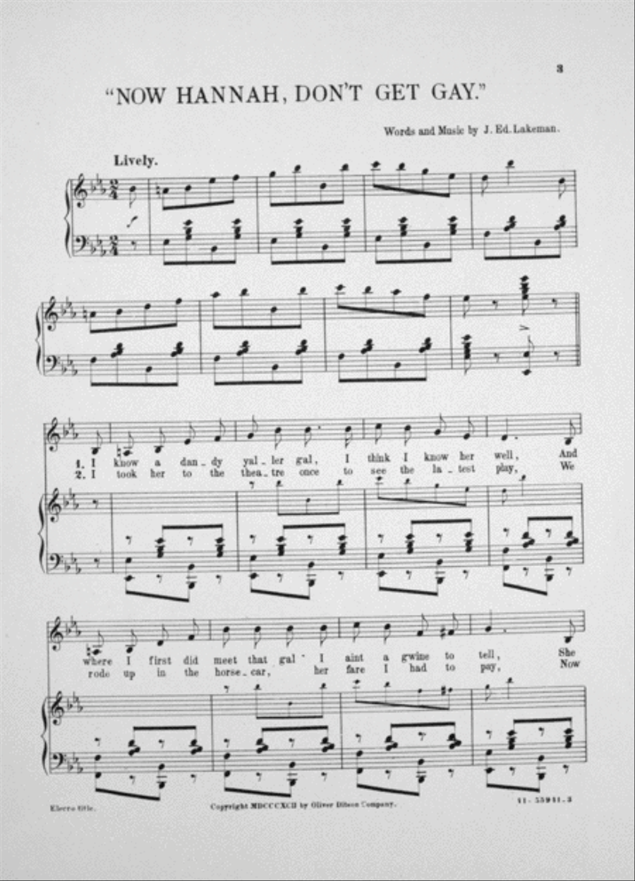 Now Hannah Don't Get Gay Voice scores gallery preview page 2