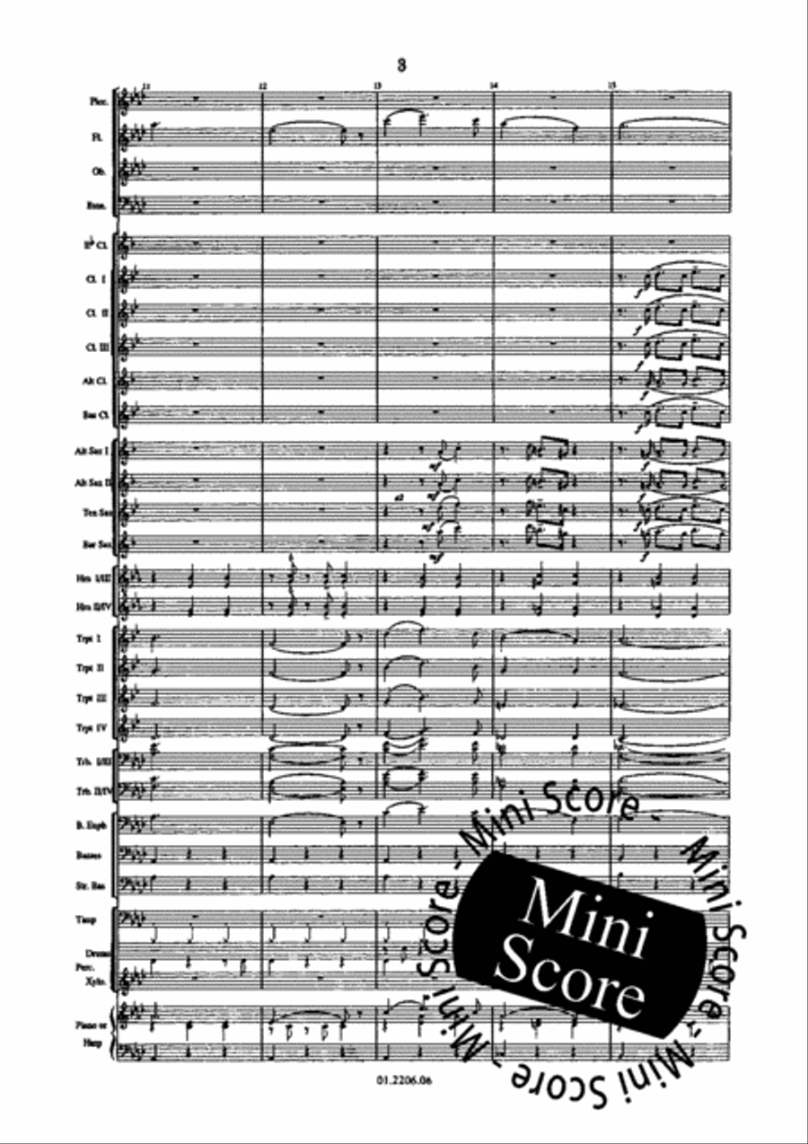 Glenn Plays Afer The Ball Concert Band scores gallery preview page 7