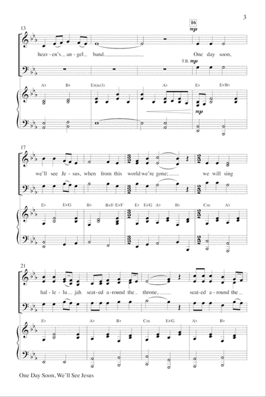 One Day Soon with Soon and Very Soon Choir scores gallery preview page 3