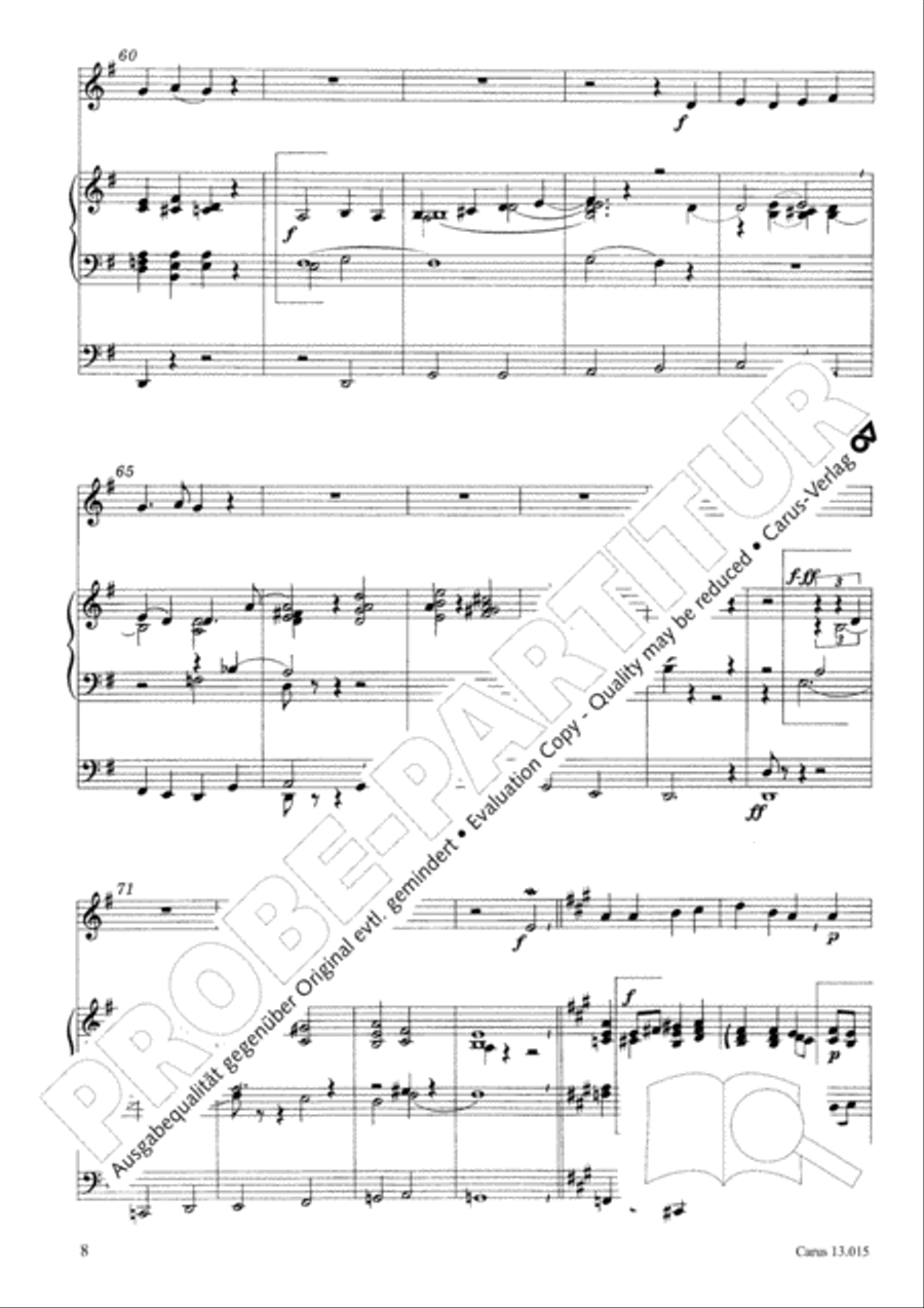 Schilling: Three Chorale Preludes Score scores gallery preview page 9