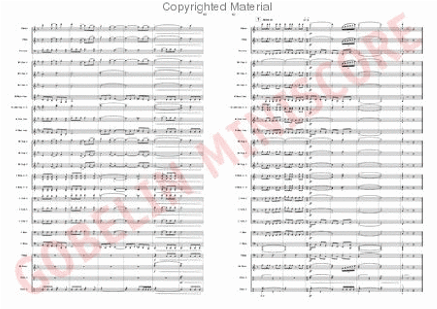 Land of Legends Concert Band scores gallery preview page 31