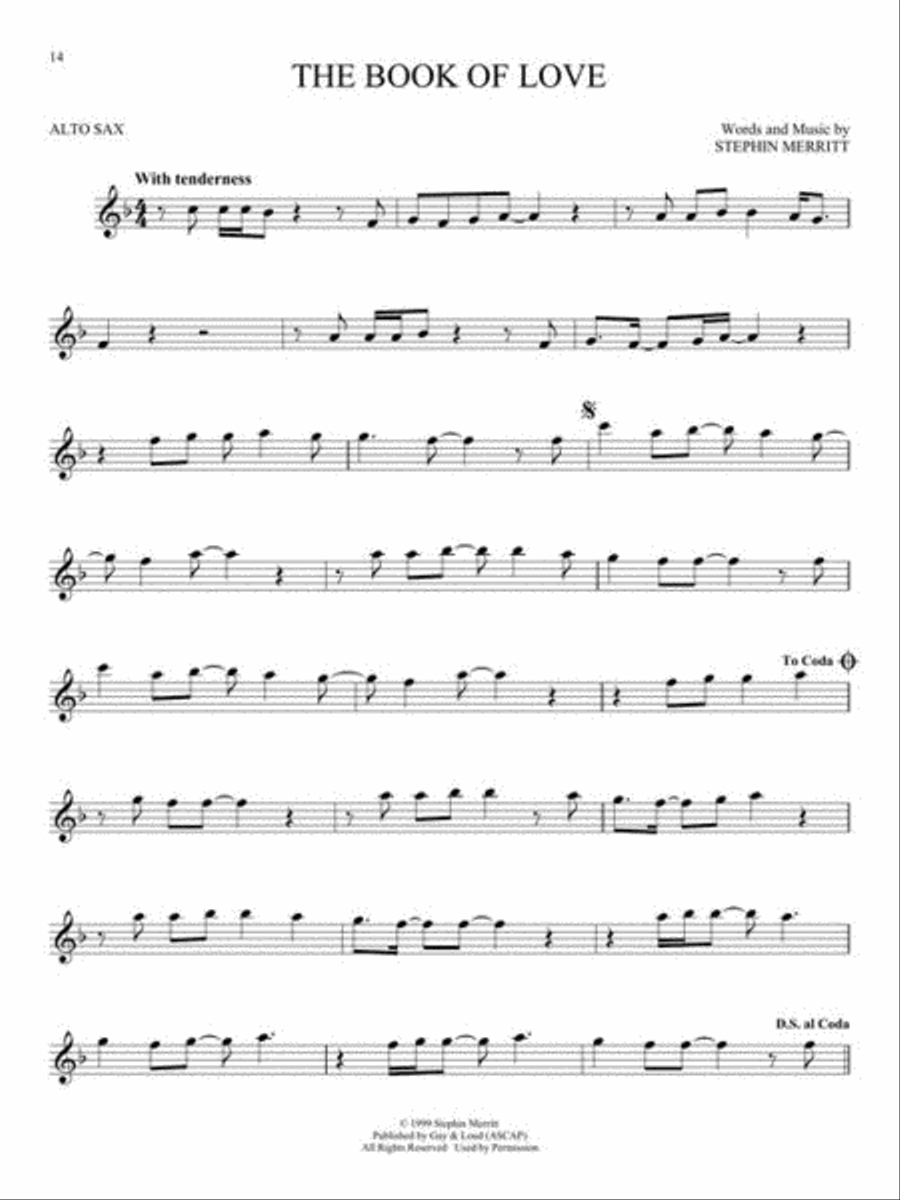 101 Most Beautiful Songs Alto Saxophone scores gallery preview page 6