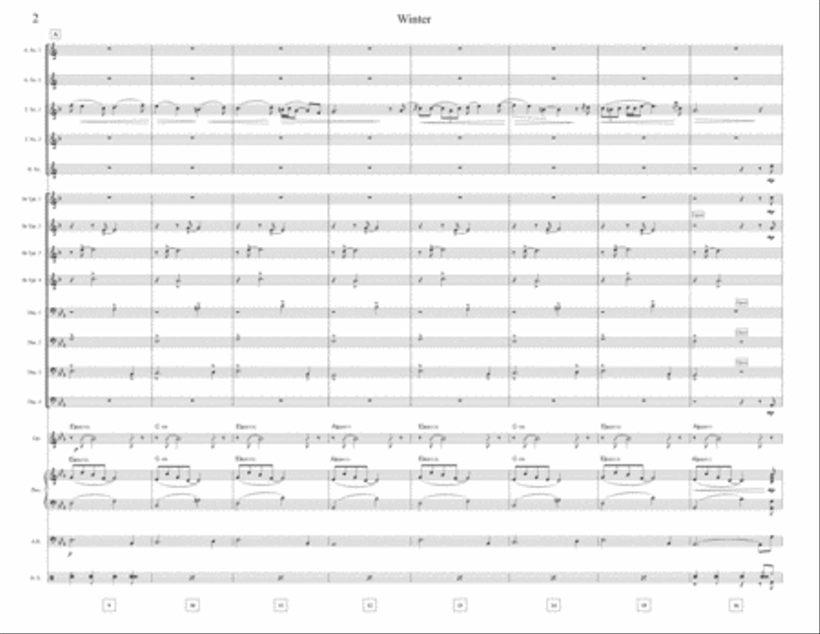Winter Jazz Ensemble scores gallery preview page 4
