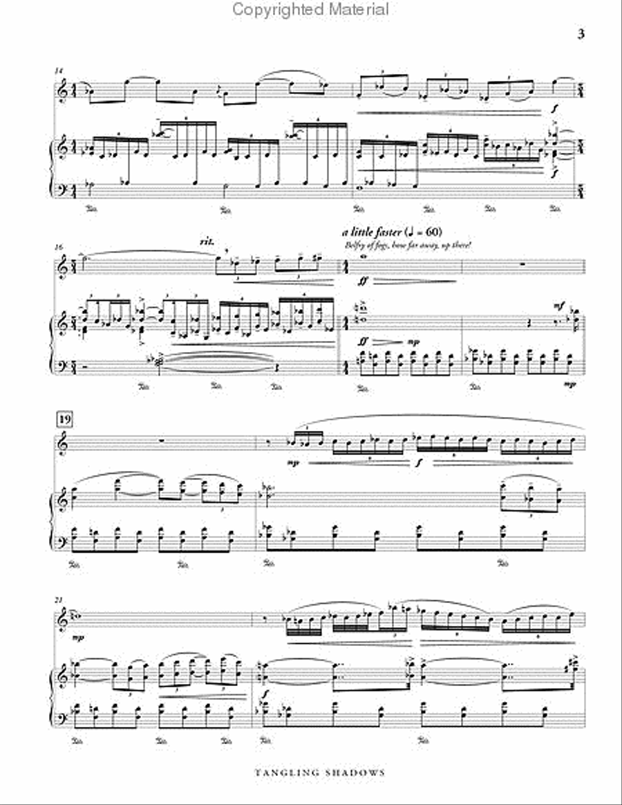 Tangling Shadows, Verion 1 Oboe scores gallery preview page 4