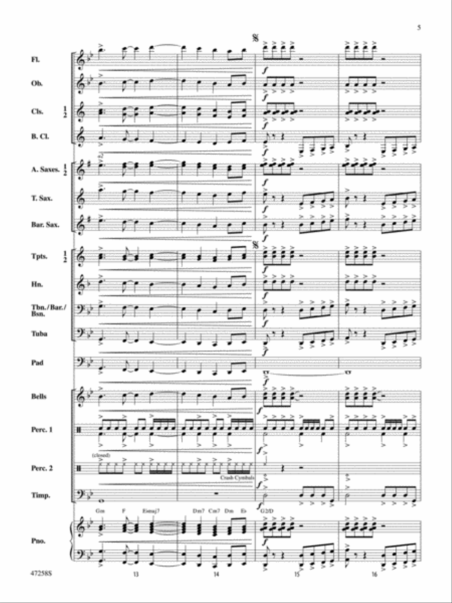 High Octane: Score Concert Band scores gallery preview page 5