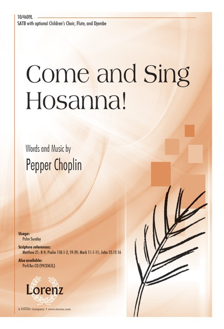 Come and Sing Hosanna