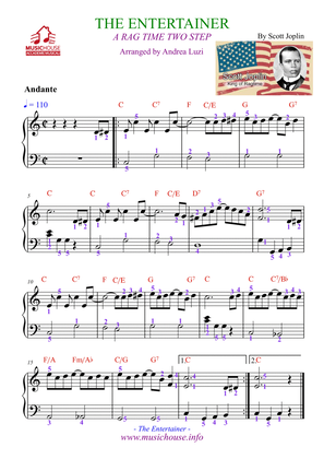 The Entertainer- Scott Joplin - EASY PIANO