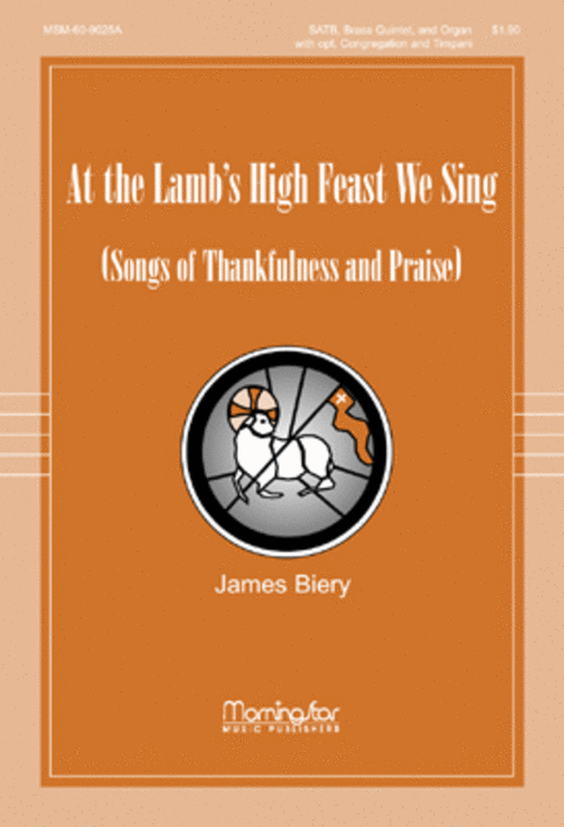 At the Lamb's High Feast We Sing Songs of Thankfulness and Praise (Full Score) image number null