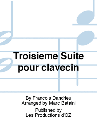 Book cover for Troisième Suite pour clavecin