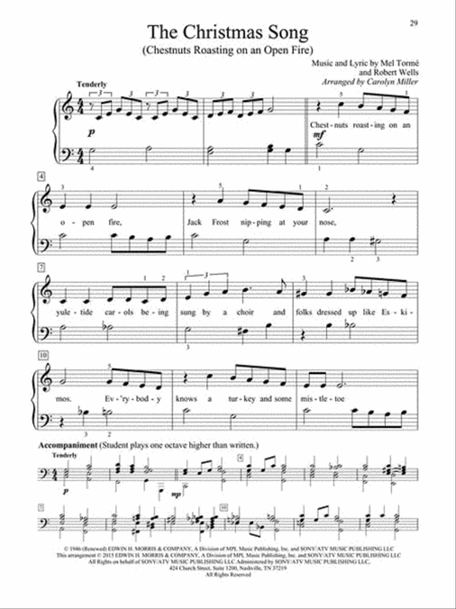 A Dozen a Day Christmas Songbook – Preparatory Piano Method scores gallery preview page 4