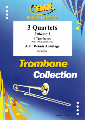 Book cover for 3 Quartets Volume 1
