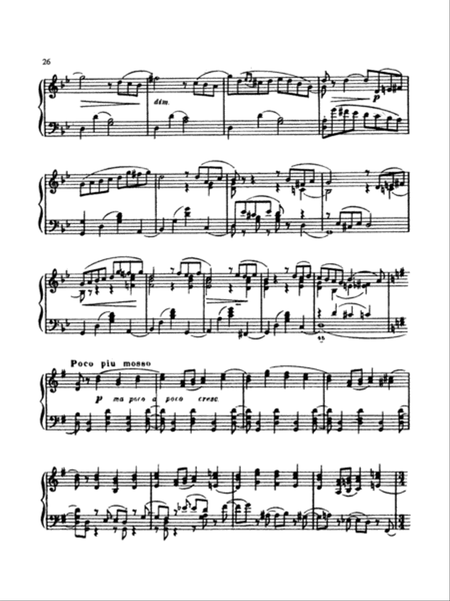 Tchaikovsky: The Seasons, Op. 37 Piano Solo scores gallery preview page 2