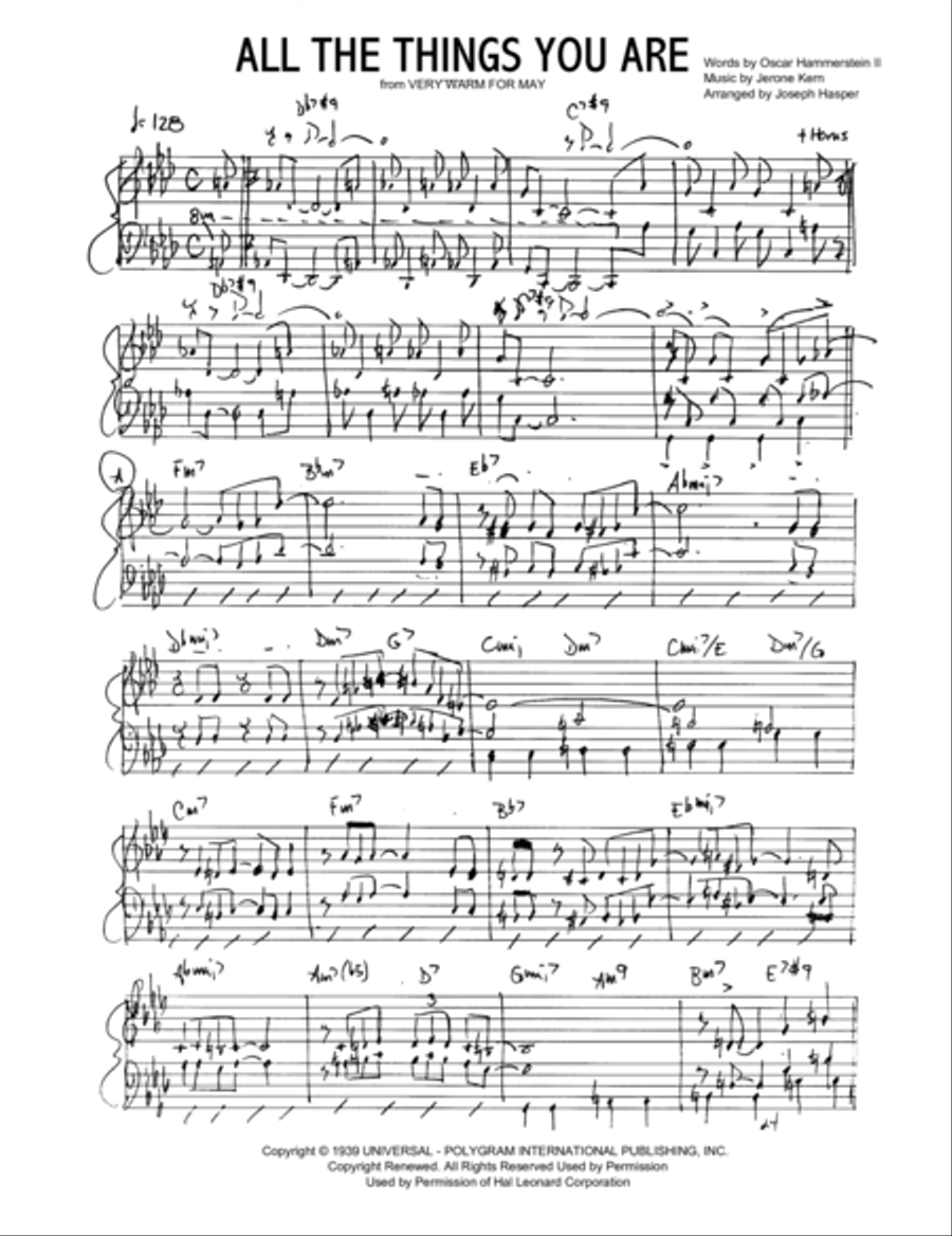 All The Things You Are Jazz Ensemble scores gallery preview page 2