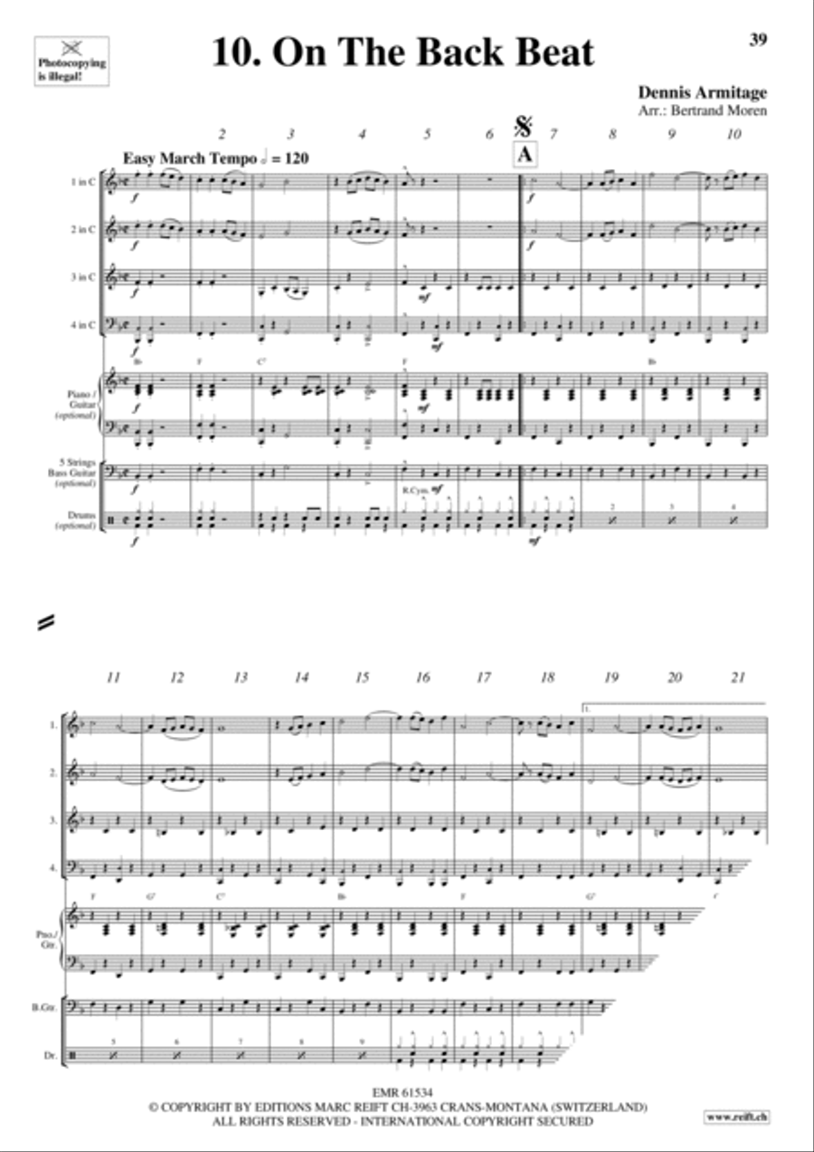 Beer Party Brass Quartet scores gallery preview page 12