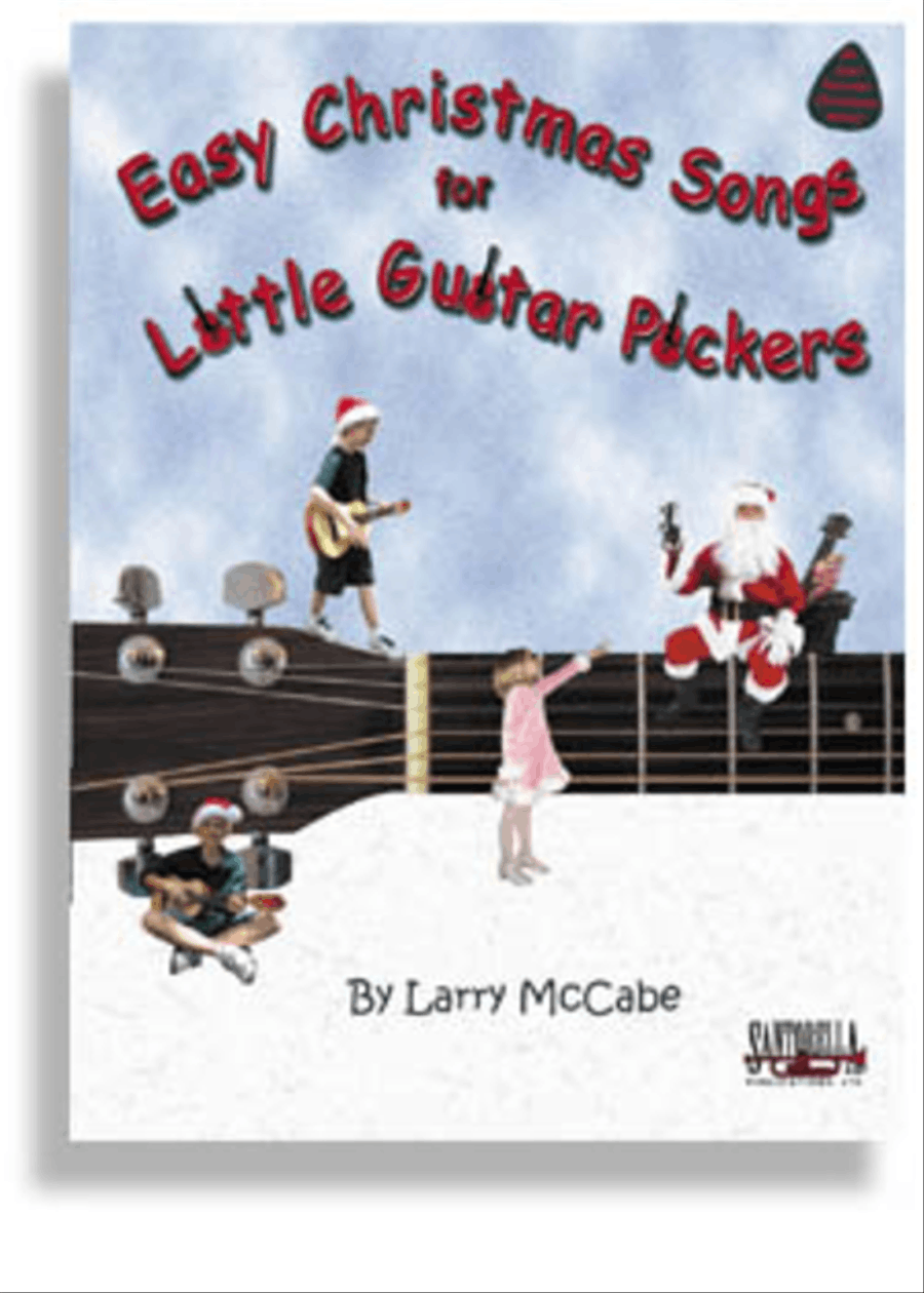 Easy Christmas Songs for Little Pickers Guitar Tablature scores gallery preview page 1