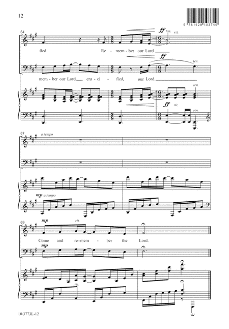 Come to the Table 3-Part scores gallery preview page 12
