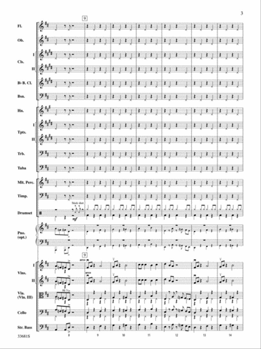 Jazzy Little Brown Jug Jazzy Little Brown Jug Full Orchestra scores gallery preview page 3