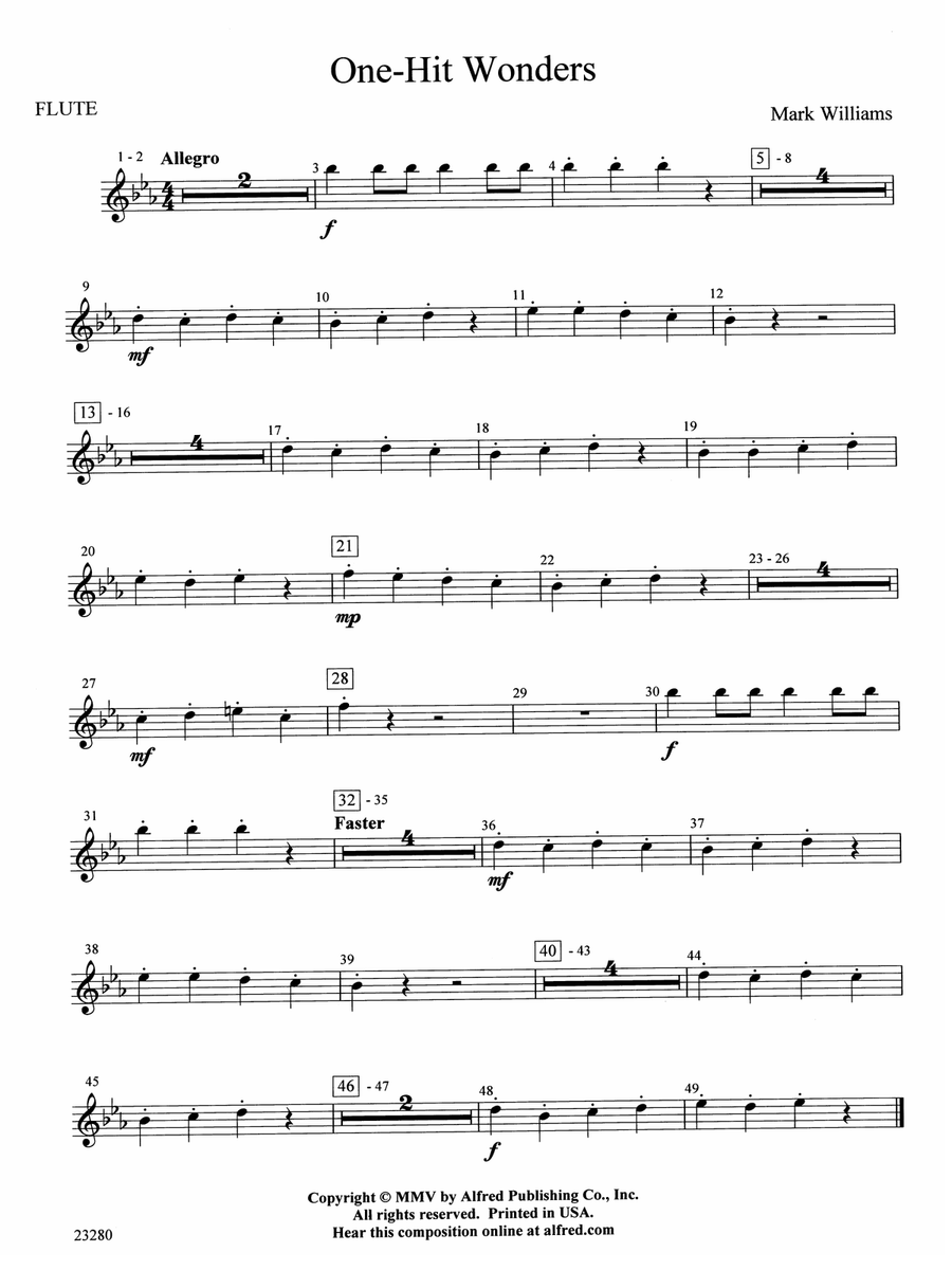 One-Hit Wonders: Flute
